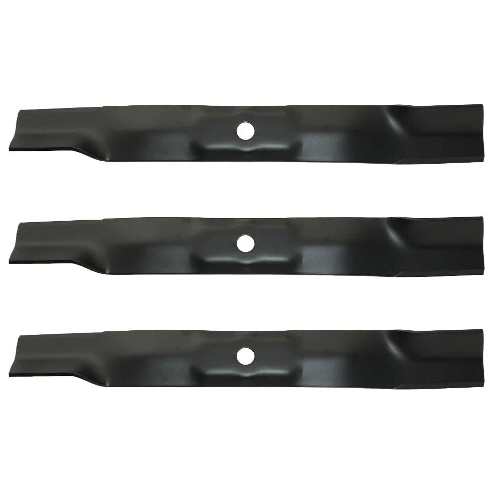 Set of 3 Mower Blades for John Deere X465 X475 X585 X744 X748 (62" Deck) M158112