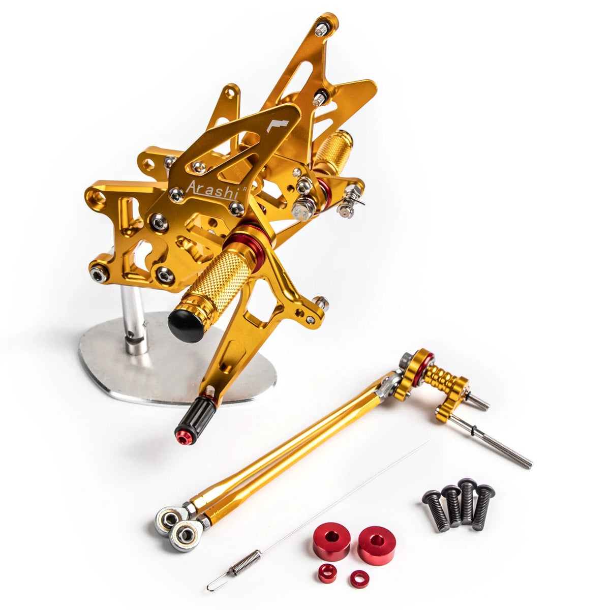 Rearsets Footrest CNC Gold Adjustable for Honda CBR600RR/ABS 2009-2022