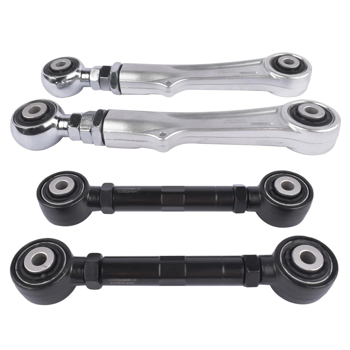4Pcs Rear Adjustable Control Arms Camber & Toe Kit for Tesla Model X (2015–2020)