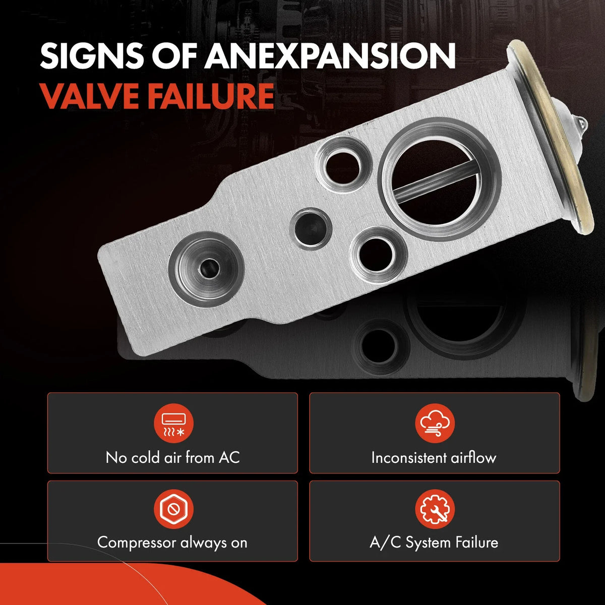 A/C Expansion Valve for Nissan Versa 2007 to 2011