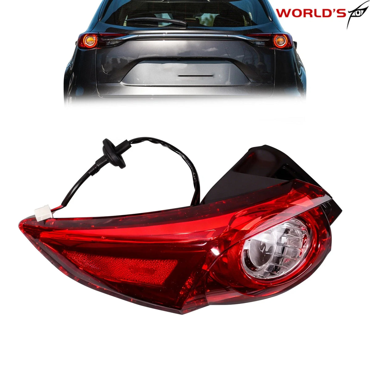 Tail Light Assembly for Mazda CX-9 (2016–2023) Rear Outer LED Left