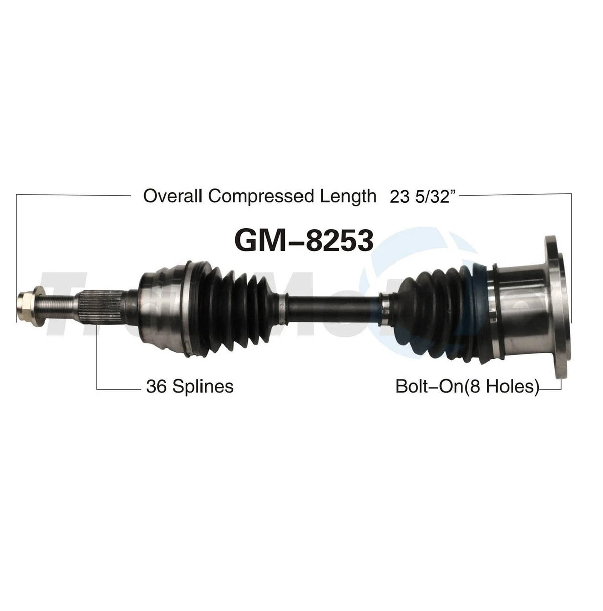 Surtrack Front Driver Left CV Axle Shaft for GM Models