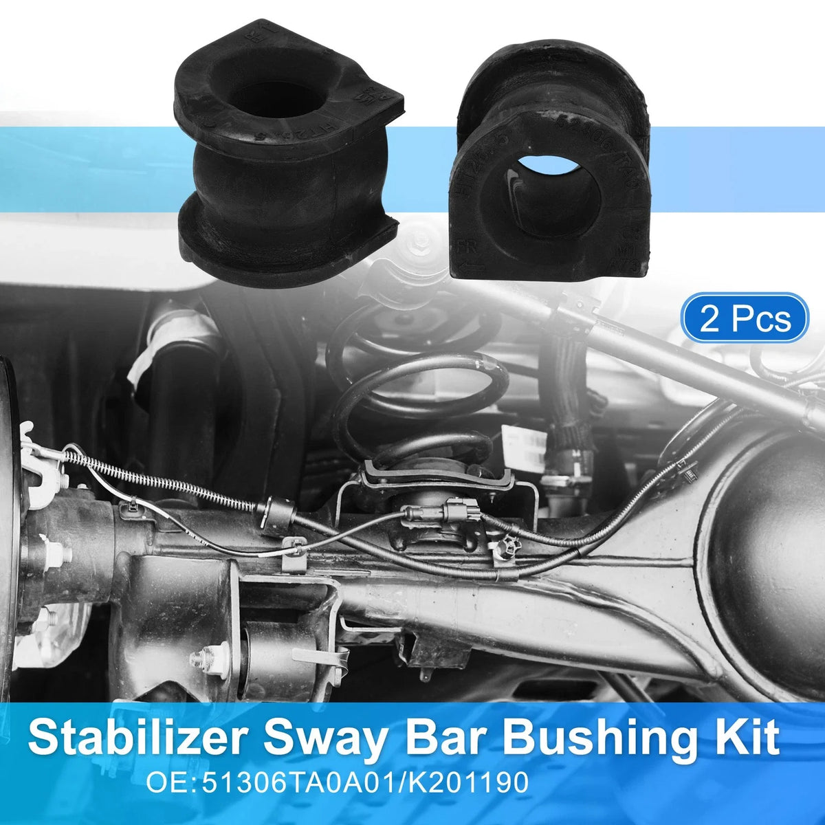 Set of 2 Stabilizer Sway Bar Bushings No.51306TA0A01
