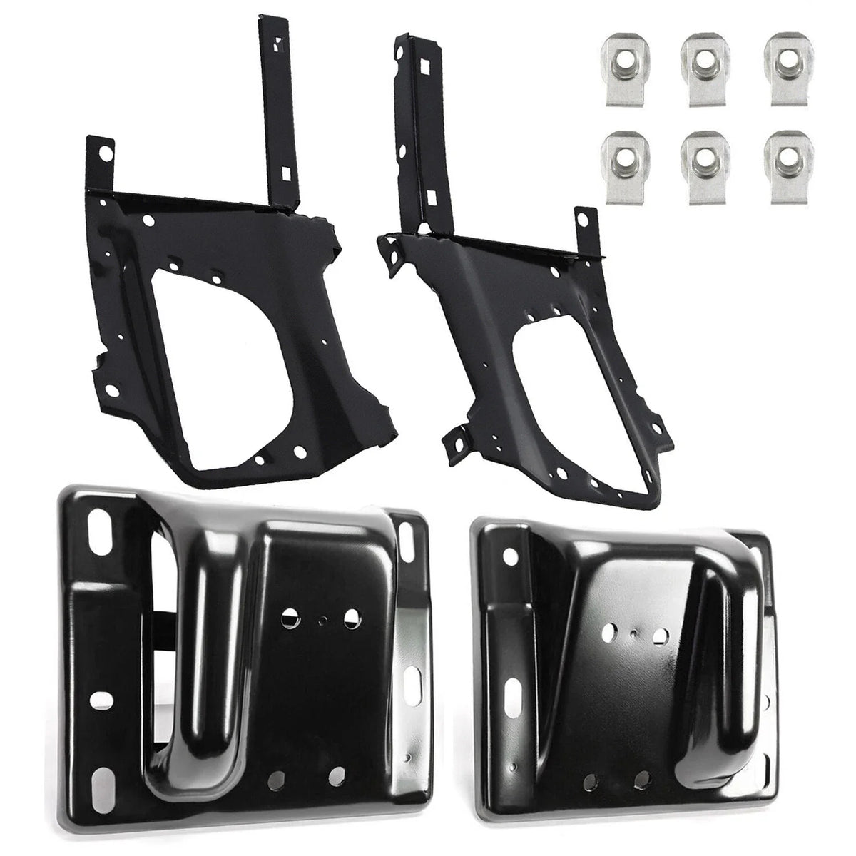 Front Steel Bumper Bracket Mount Kit for Dodge Ram 2500 3500 (2010–2018)