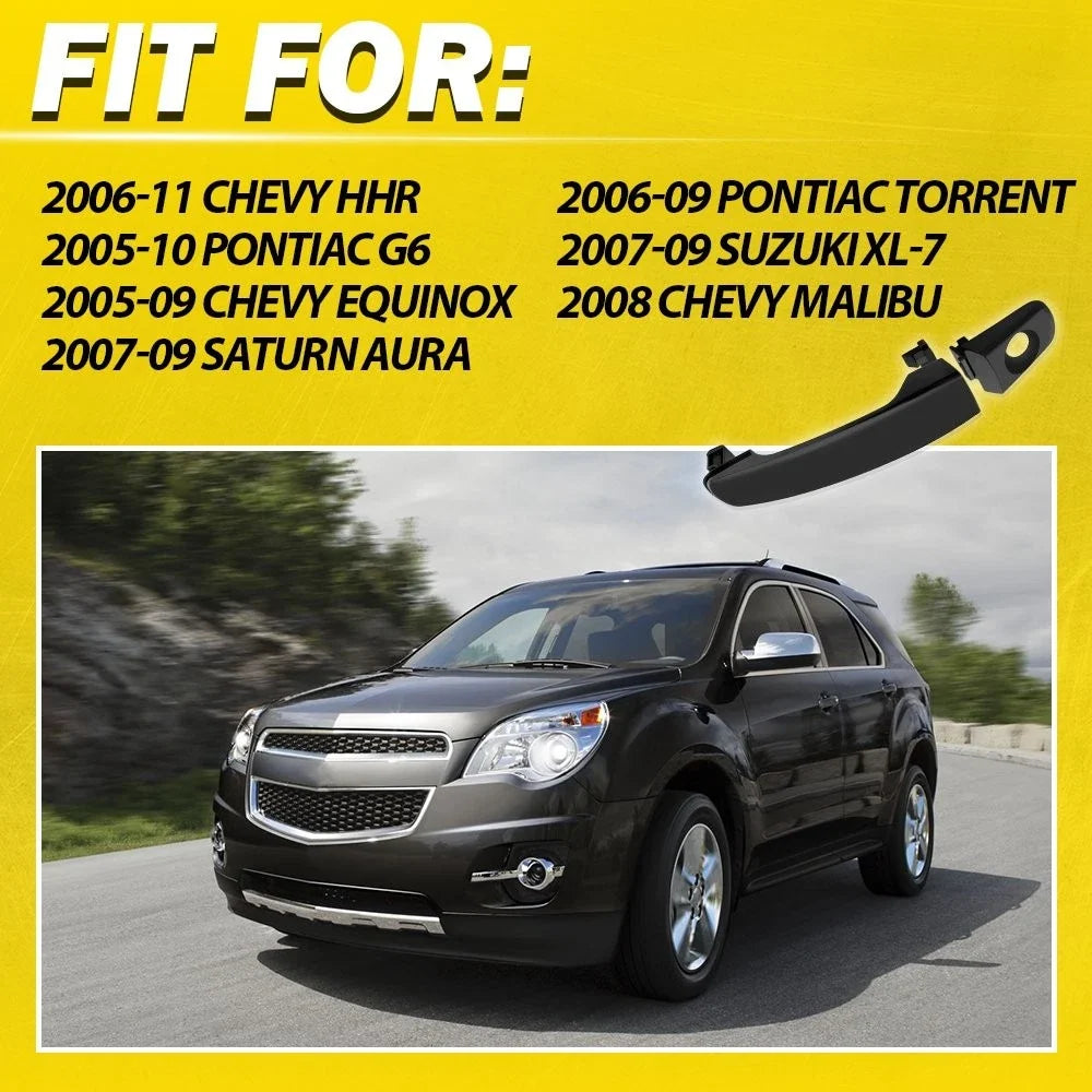 Front Left Driver Side Exterior Door Handle for Chevy Equinox (2005–2012)
