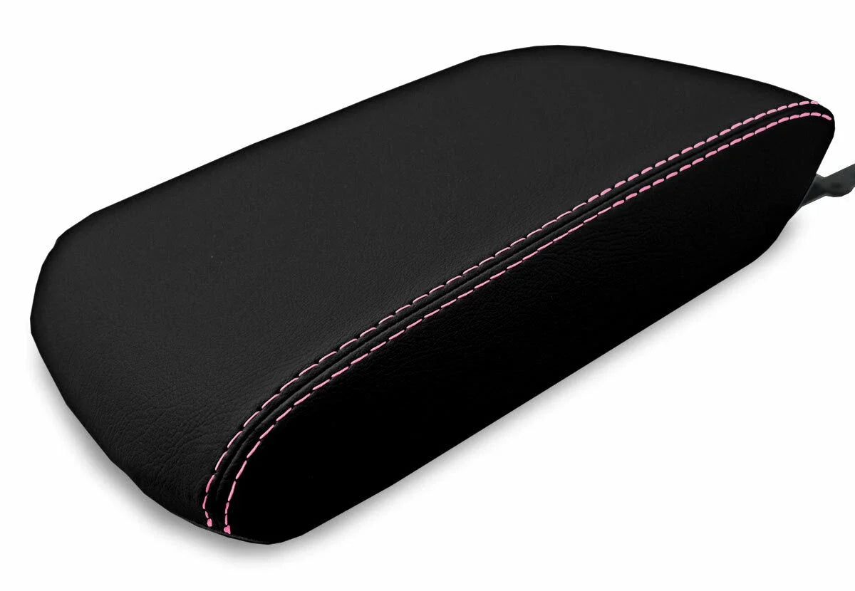 Console Lid Pull Over Cover for Toyota 4Runner (2010–2019) Pink Stitch