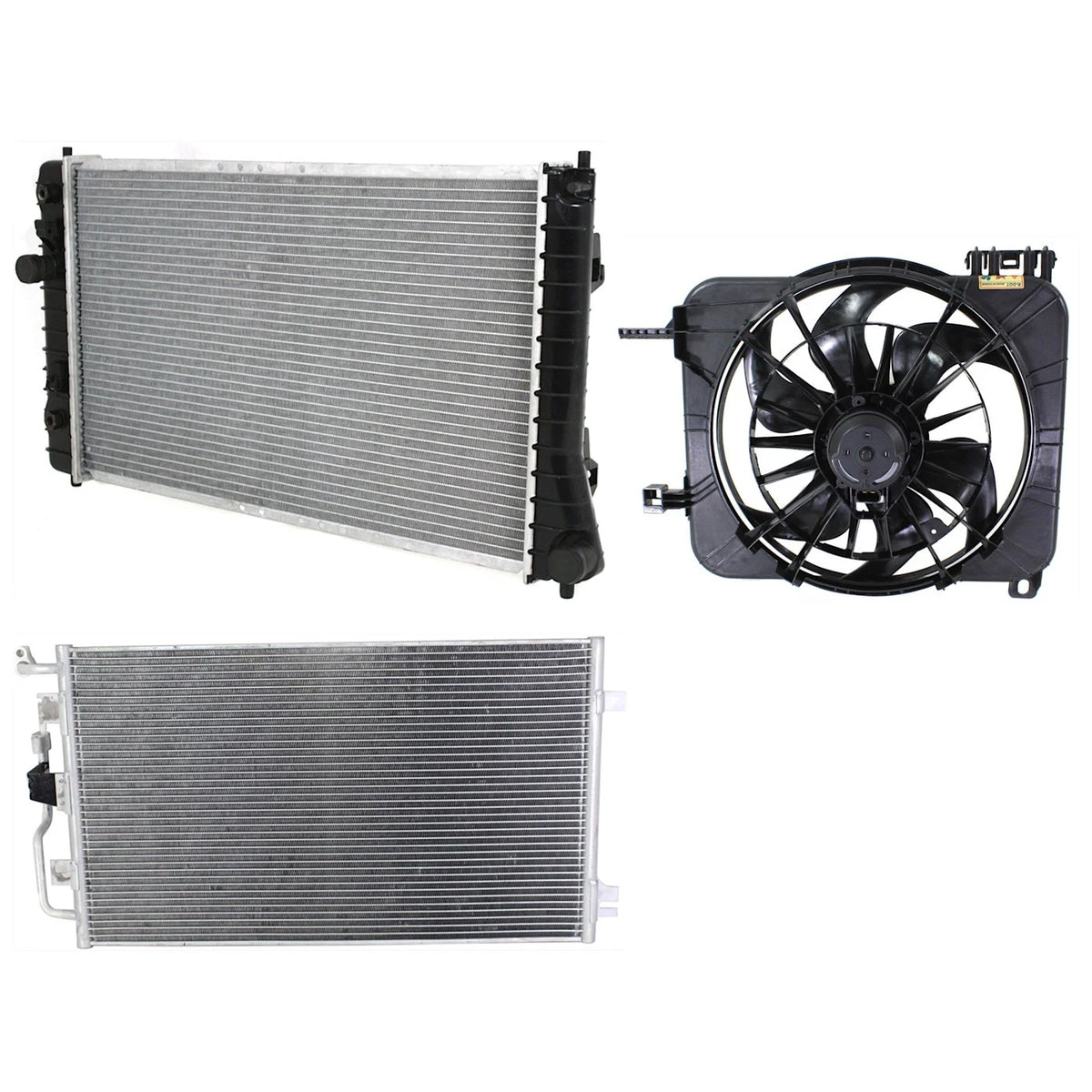 AC Condenser for Chevy Cavalier, Pontiac Sunfire (1995–2002)
