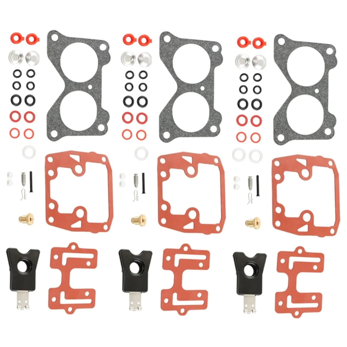 3Pcs Carb Repair Kit for Johnson Evinrude Carburetor 439076