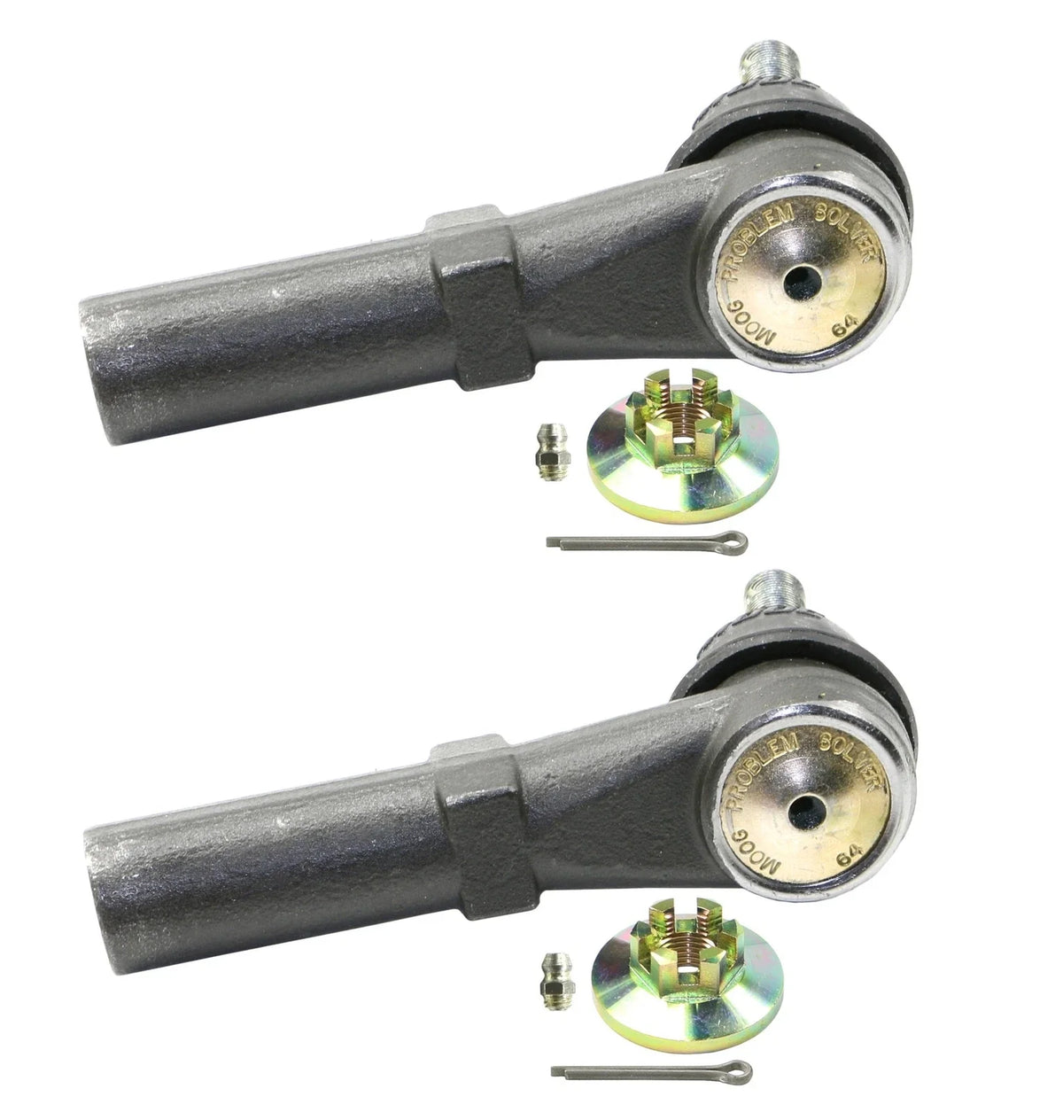 Set of 2 Outer Steering Tie Rod Ends for Buick Regal, Chevy Cruze, Impala