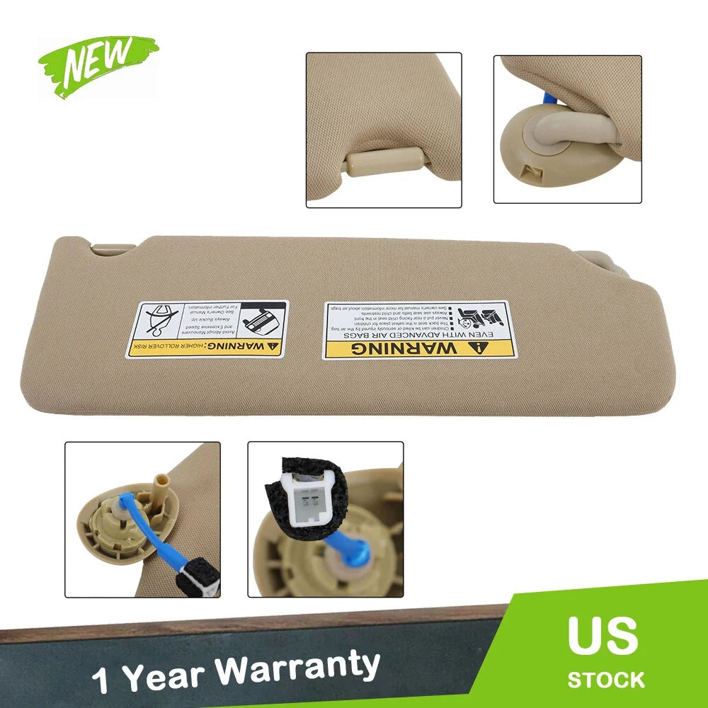 Visor for Honda Pilot (2017–2021) Beige Plastic