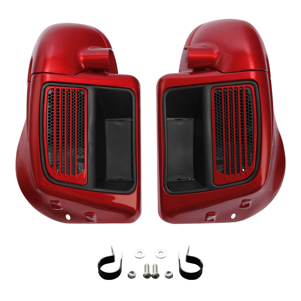 Lower Vented Fairings - Wicked Red/Twisted Cherry for Harley Touring 2014–2023