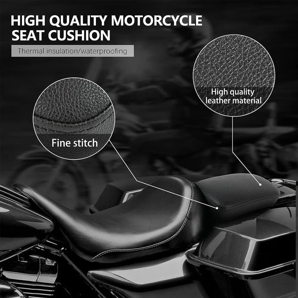6 Suction Cup Pillion Pad for Harley Cruiser