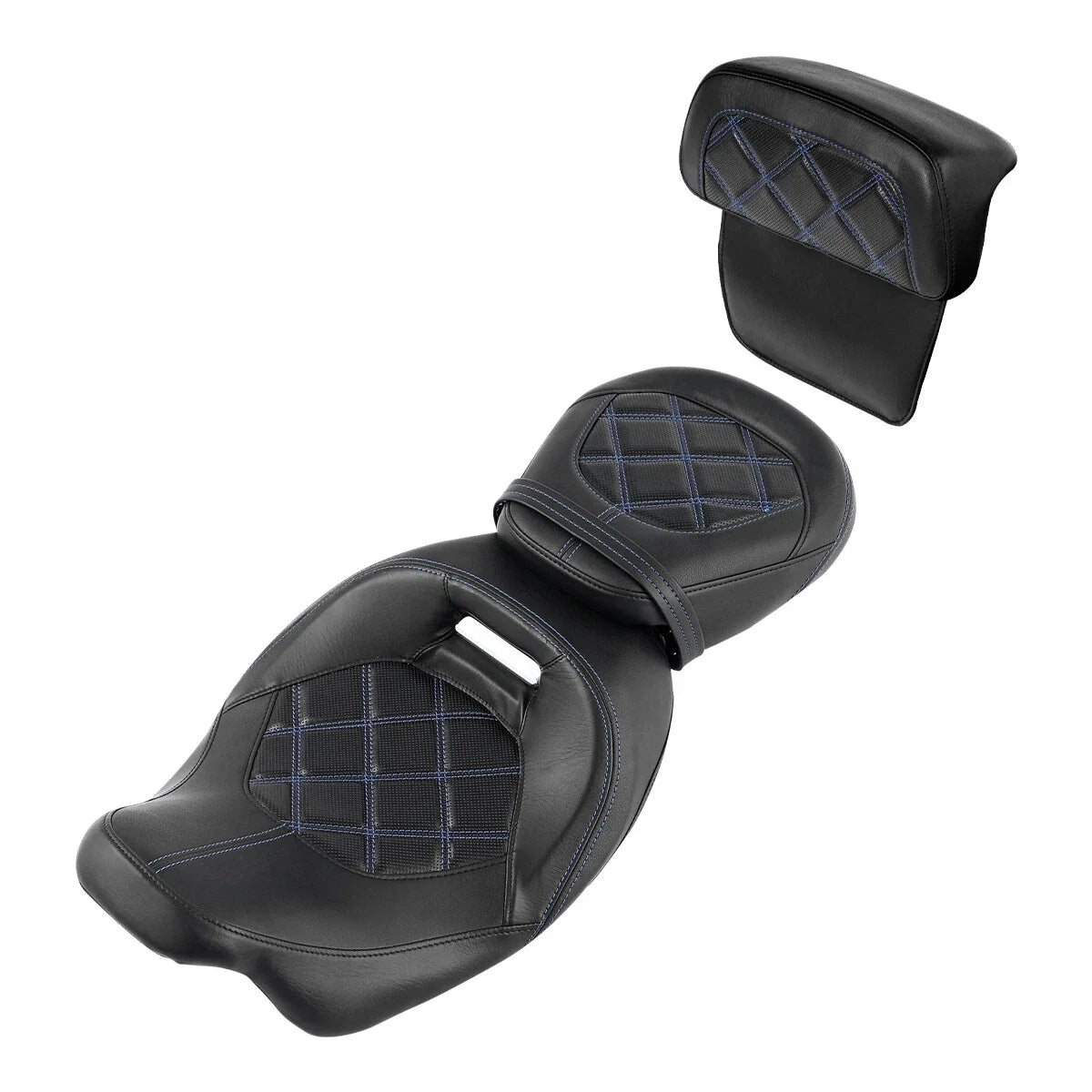 Rider Seat & Backrest Pad for Touring Electra Glide 2014-2023