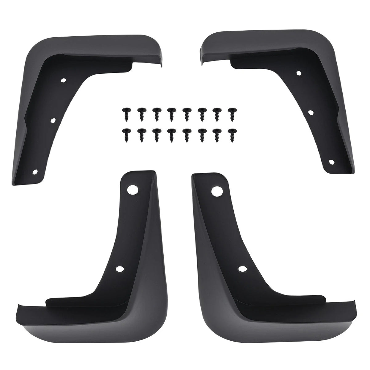 Mud Guard Set for Mitsubishi Lancer DE ES (2008–2017) - Black