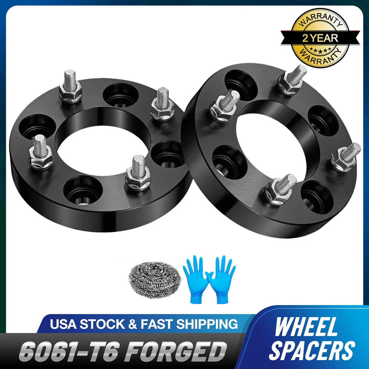 1-Inch Wheel Spacers (2 Pack) for Yamaha Grizzly 400 450 550 600 660 700