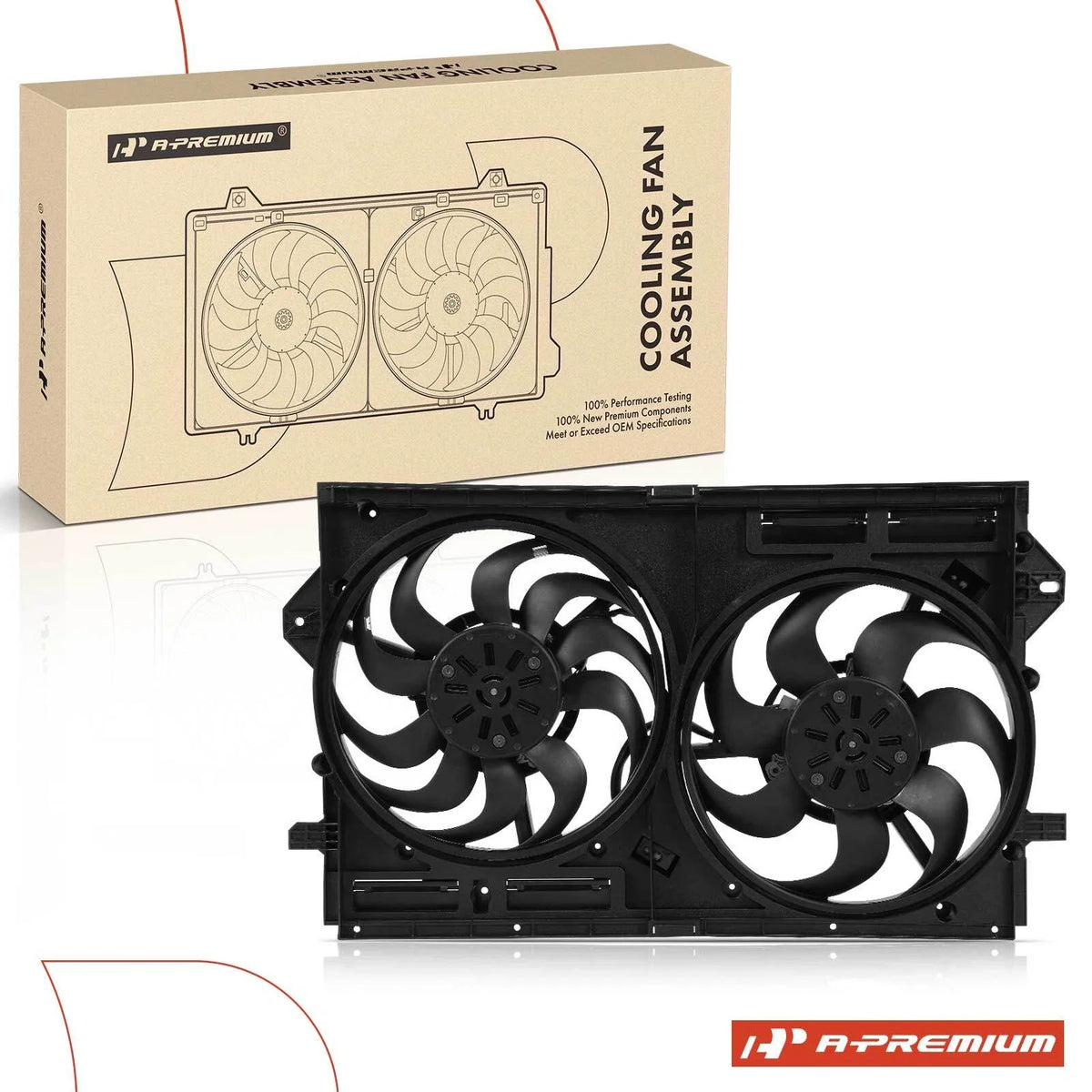 Dual Cooling Fan Assembly for Buick Envision (2016–2020)