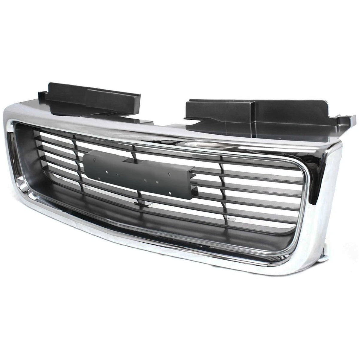 Grille for GMC Sonoma/Jimmy (1998–2004) Chrome Shell with Gray Insert
