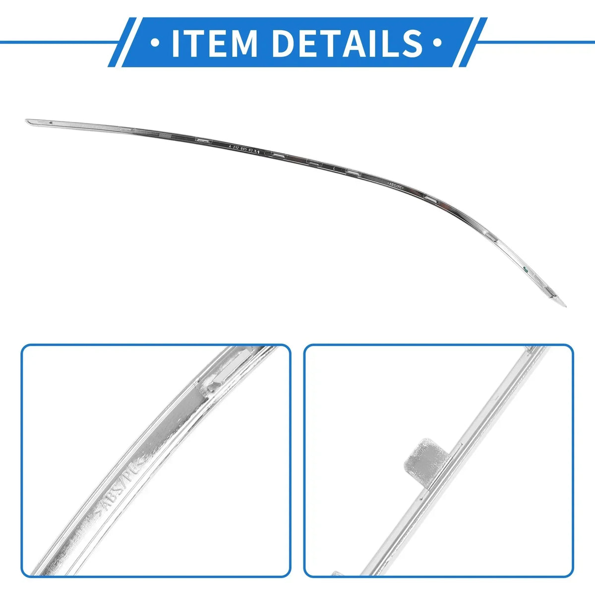 Bumper Grille Trim Garnish for W212 Mercedes-Benz E-Class 2010-2013