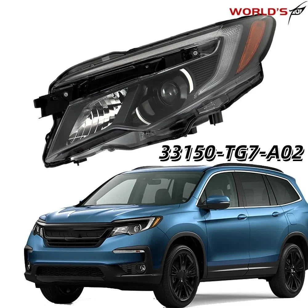 Halogen Headlight for Honda Pilot LX, Ridgeline (2016–2020)