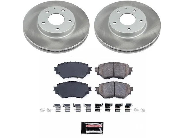 Front Brake Pad and Rotor Kit for Mazda 3 (2014–2016) PR161SR
