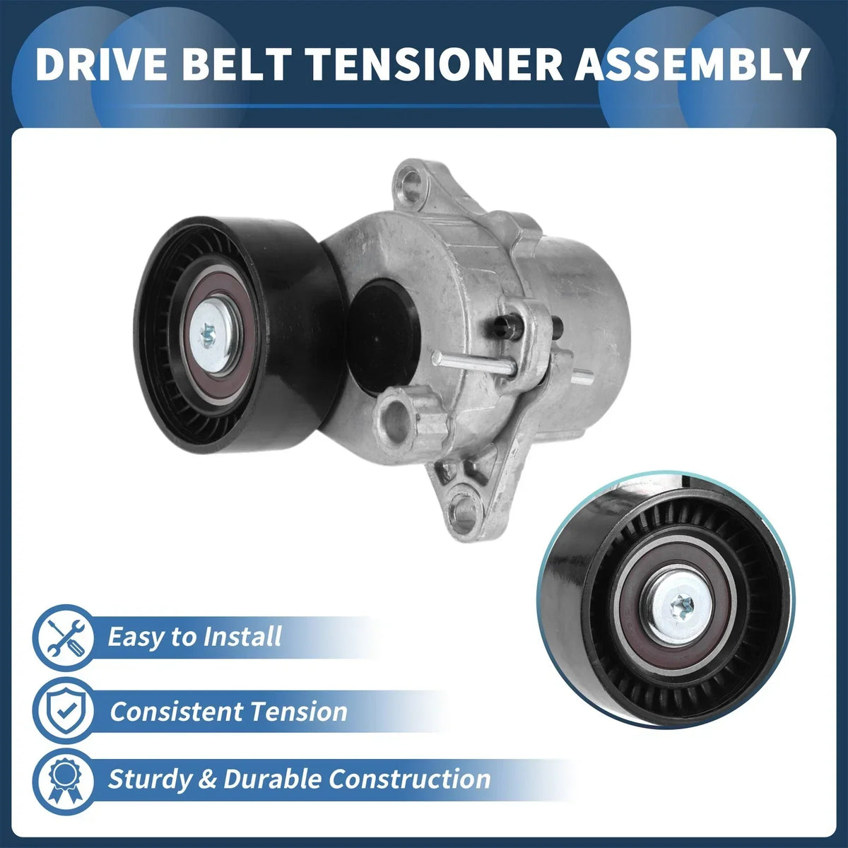 Belt Tensioner - Quality Replacement for Mercedes-Benz E-Class 2009-2016