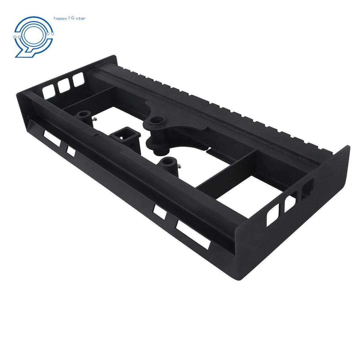 Skid Steer Heavy Duty Fork Frame with Receiver Hitch & Spear Sleeve