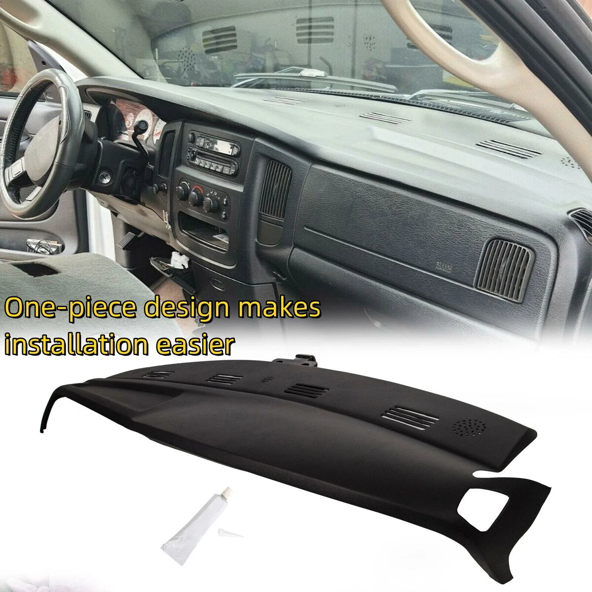 2002-2005 Dodge Ram 1500 2500 3500 Dash Cover, Textured Black Finish