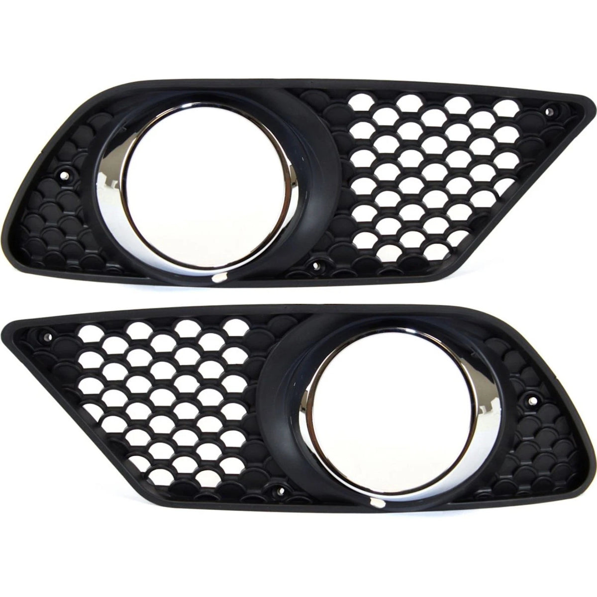 Fog Light Trim Set of 2 for Mercedes Benz C300 (2008–2011) Chrome Ring
