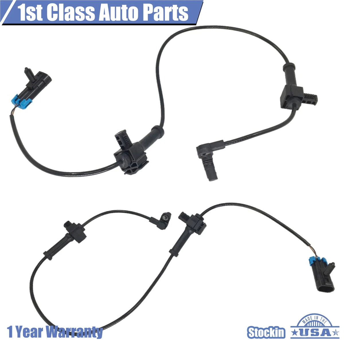 2X ABS Wheel Speed Sensor Rear Left/Right for Silverado 1500 LT Sierra 1500