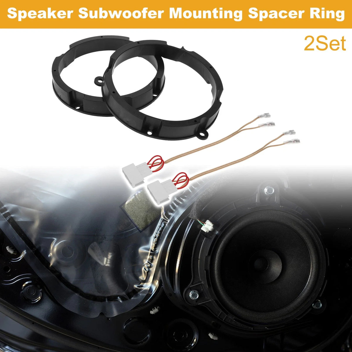 Speaker Spacer Ring Adapter for Volkswagen Santana (1995–2005)