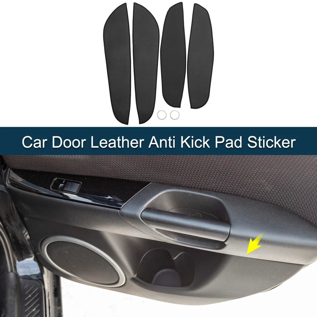 Black Kick Pad Sticker Set for BMW 3 Series (2013-2019)