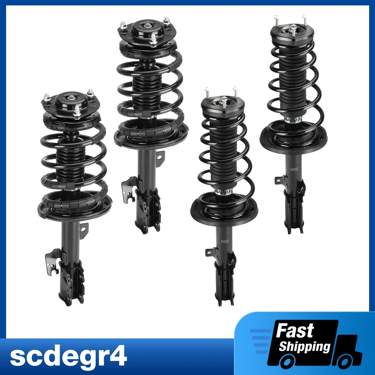 Set of 4 Shock Struts Assembly for Lexus ES350 (2007–2009)