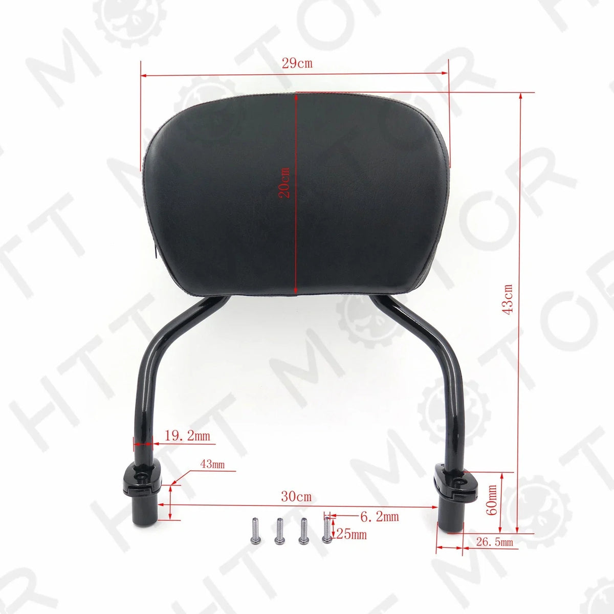 Sissy Bar Pad with Backrest for Harley Freewheeler FLRT (2015-2020)