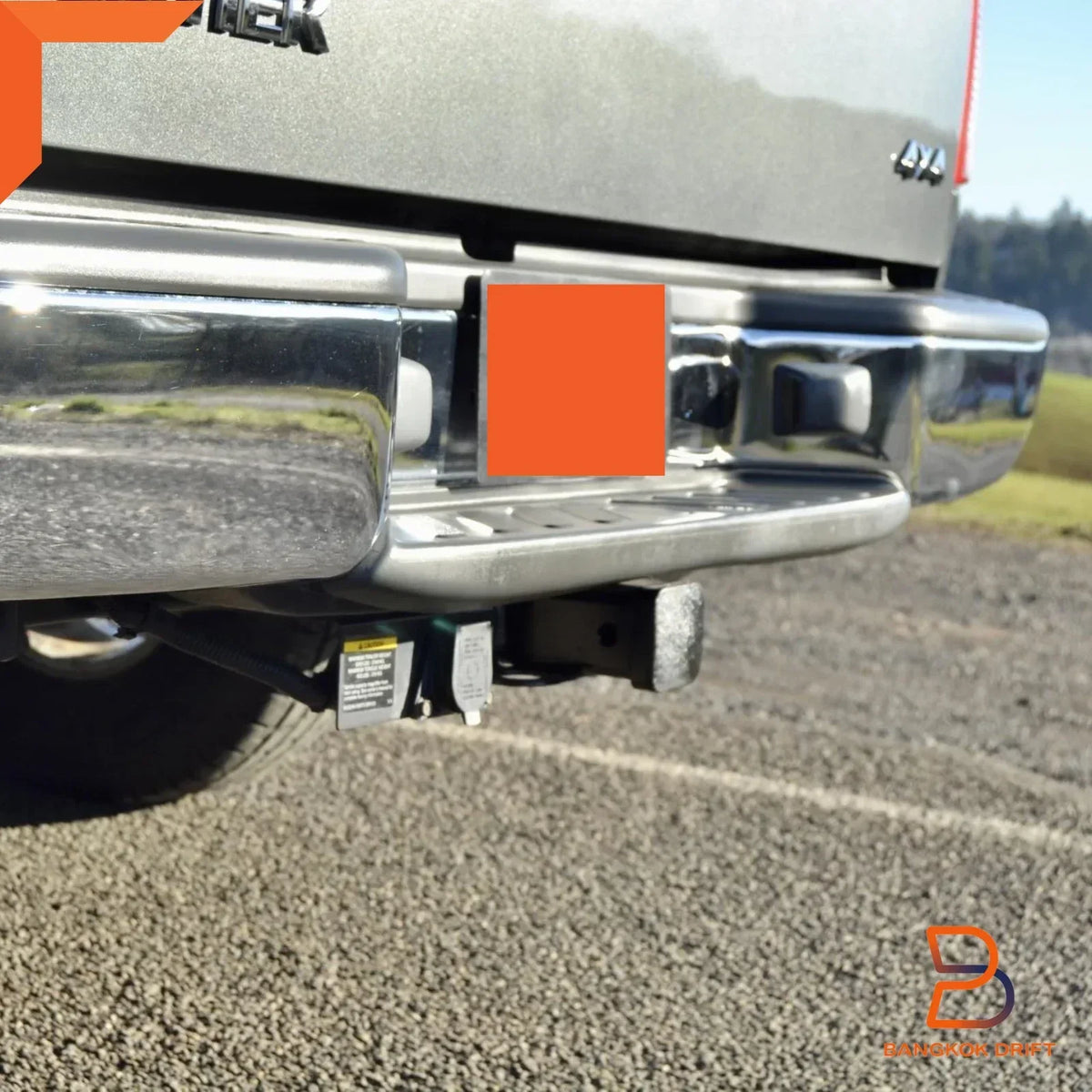 Chrome Rear Step Bumper Bar for Navara D40 Pickup 2005-2014