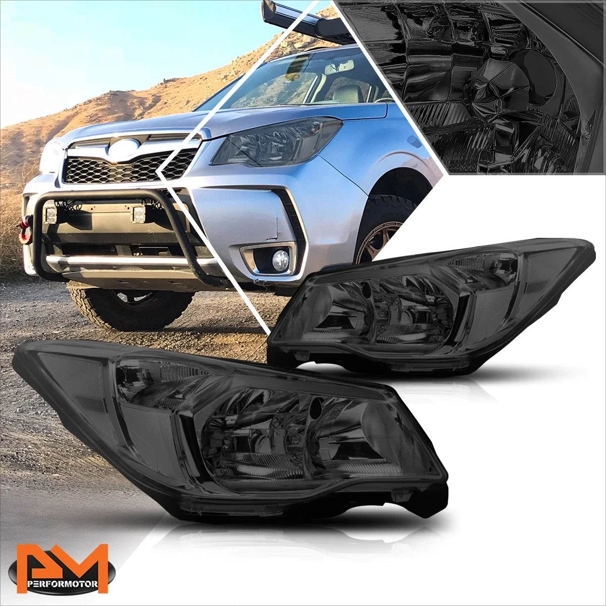 Clear Corner OE Headlight Lamps for Subaru Forester (2014-2016)