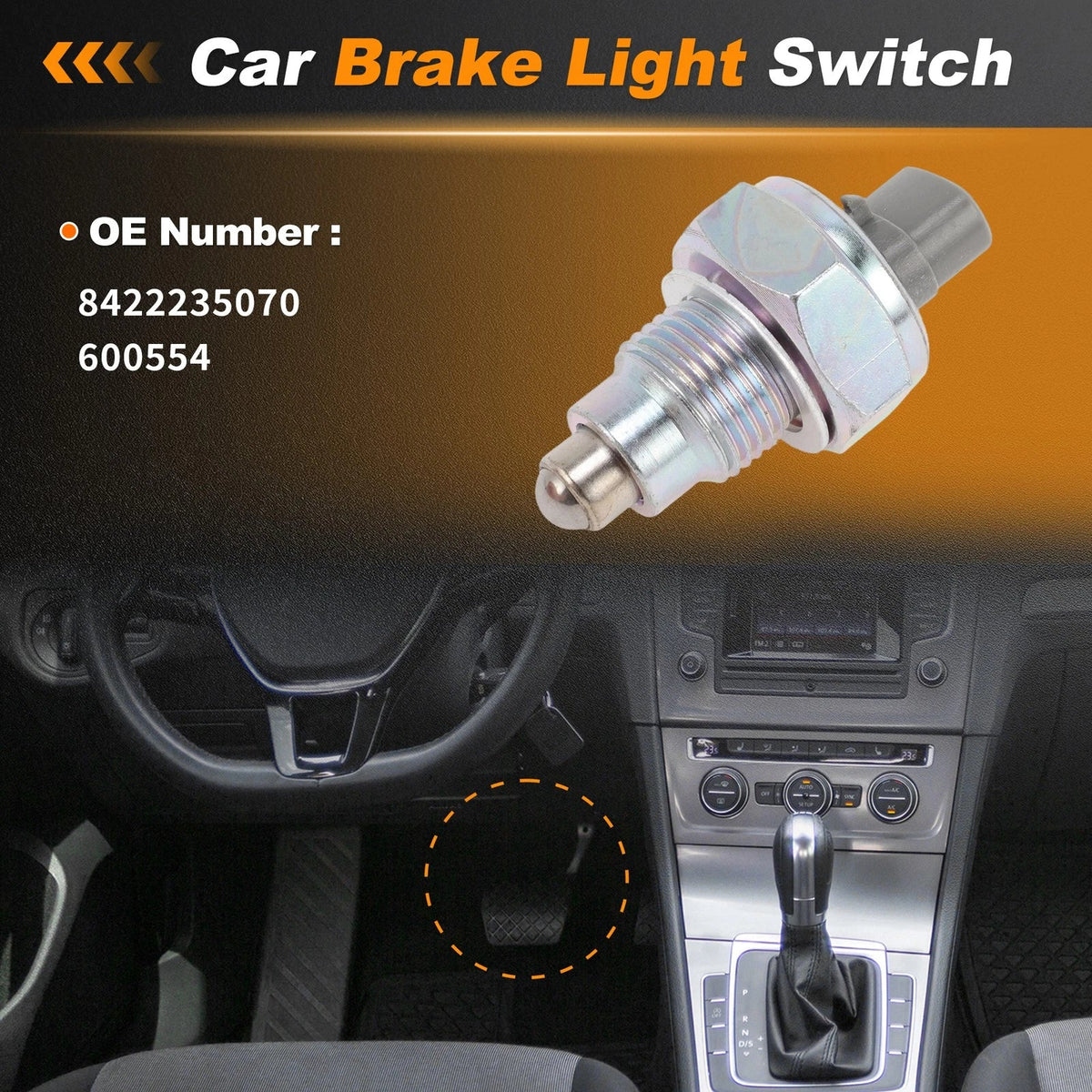 Brake Light Switch for Toyota 4Runner (1989–2000) 8422235070