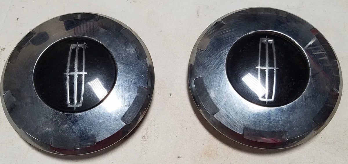 Set of 2 Chrome Center Wheel Caps for Lincoln Aviator (2003–2005) 2C54-1A096-BC