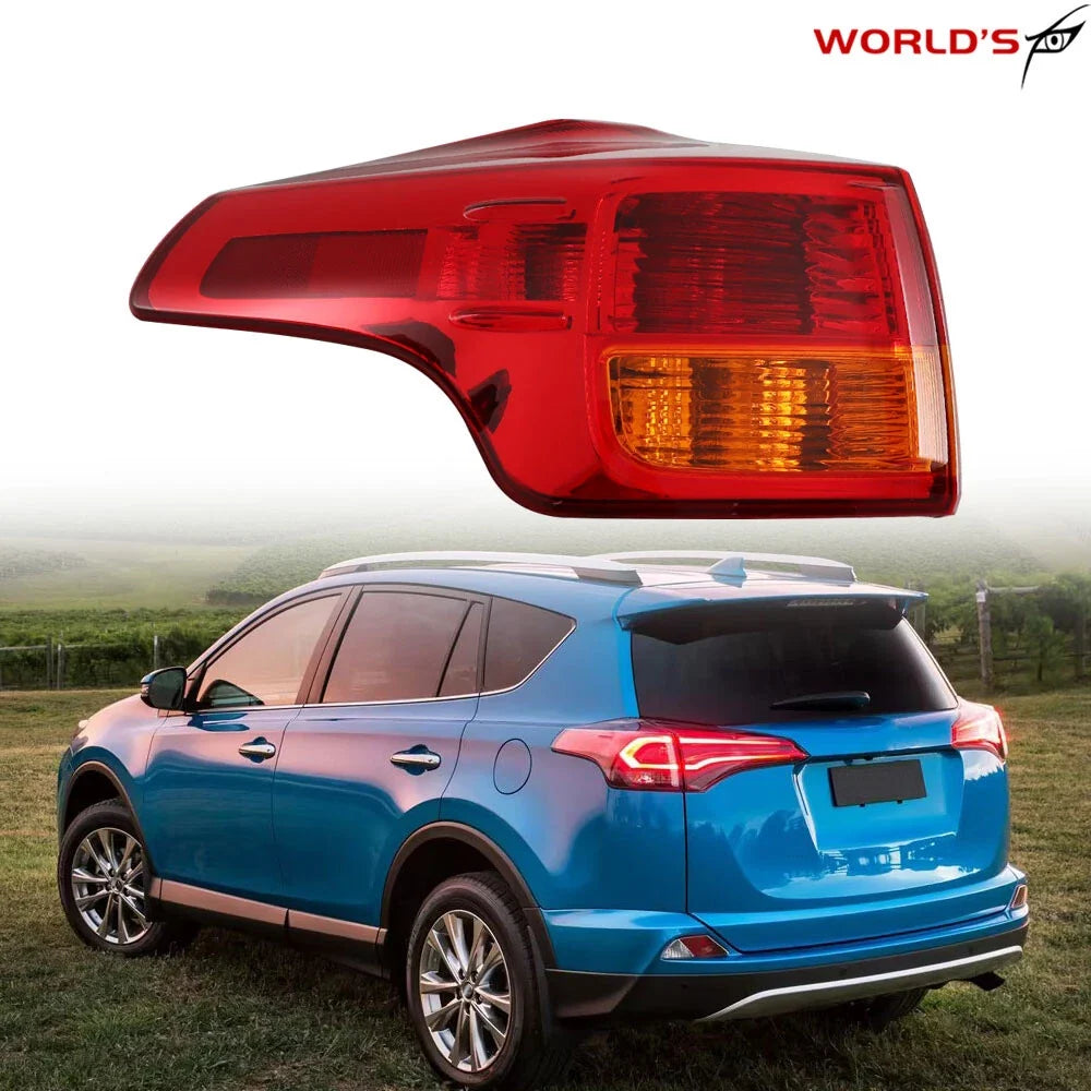 Rear Tail Lights for Toyota RAV4 (2013–2015) Halogen Outer Driver Left