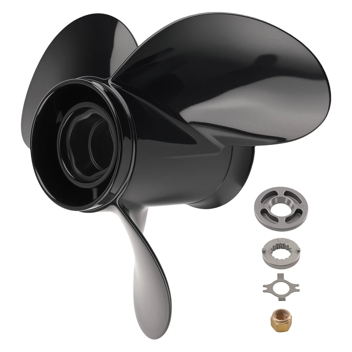 3 Blade Prop for Mercury Outboard 80/90/100HP (12.75x21, 15 Spline)