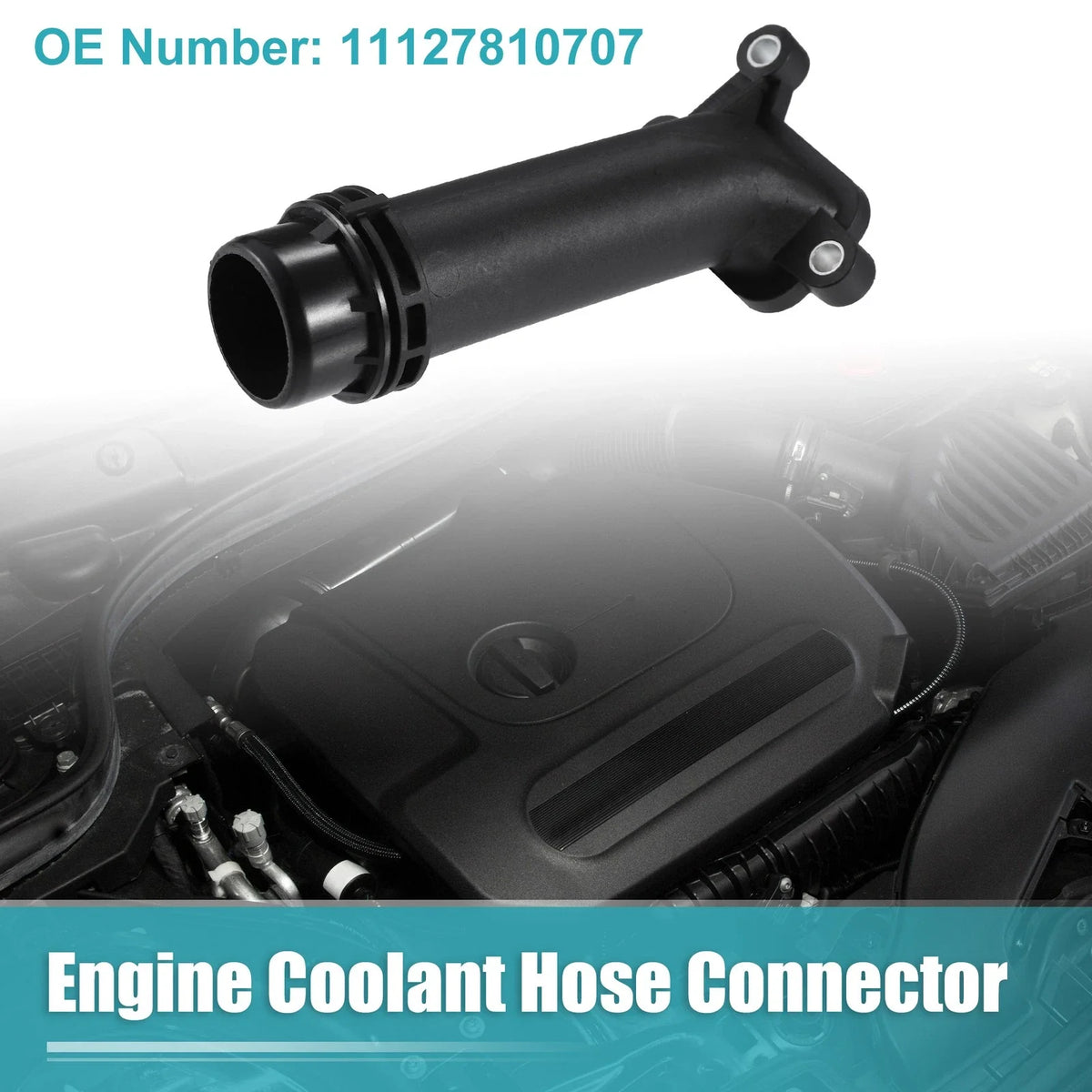 Engine Coolant Hose Connector for BMW E90 E91 E92 E93 X1 X3 X4 (2007–2013) No.11127810707