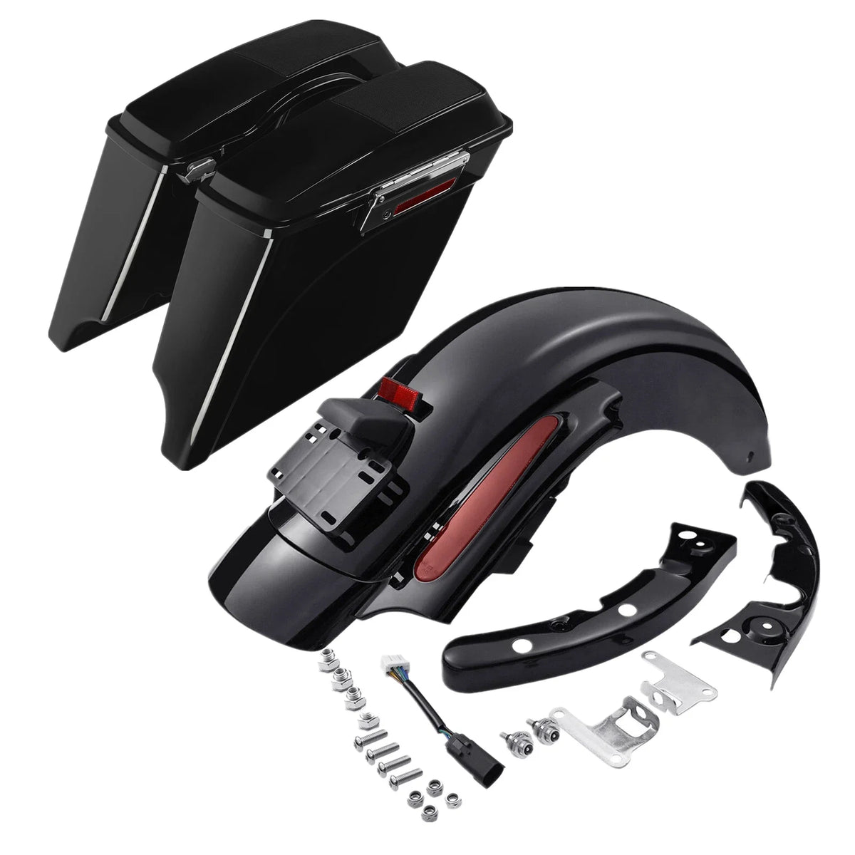 5" Hard Saddlebags with 6X9" Speaker Lids for Harley Touring (09-13)