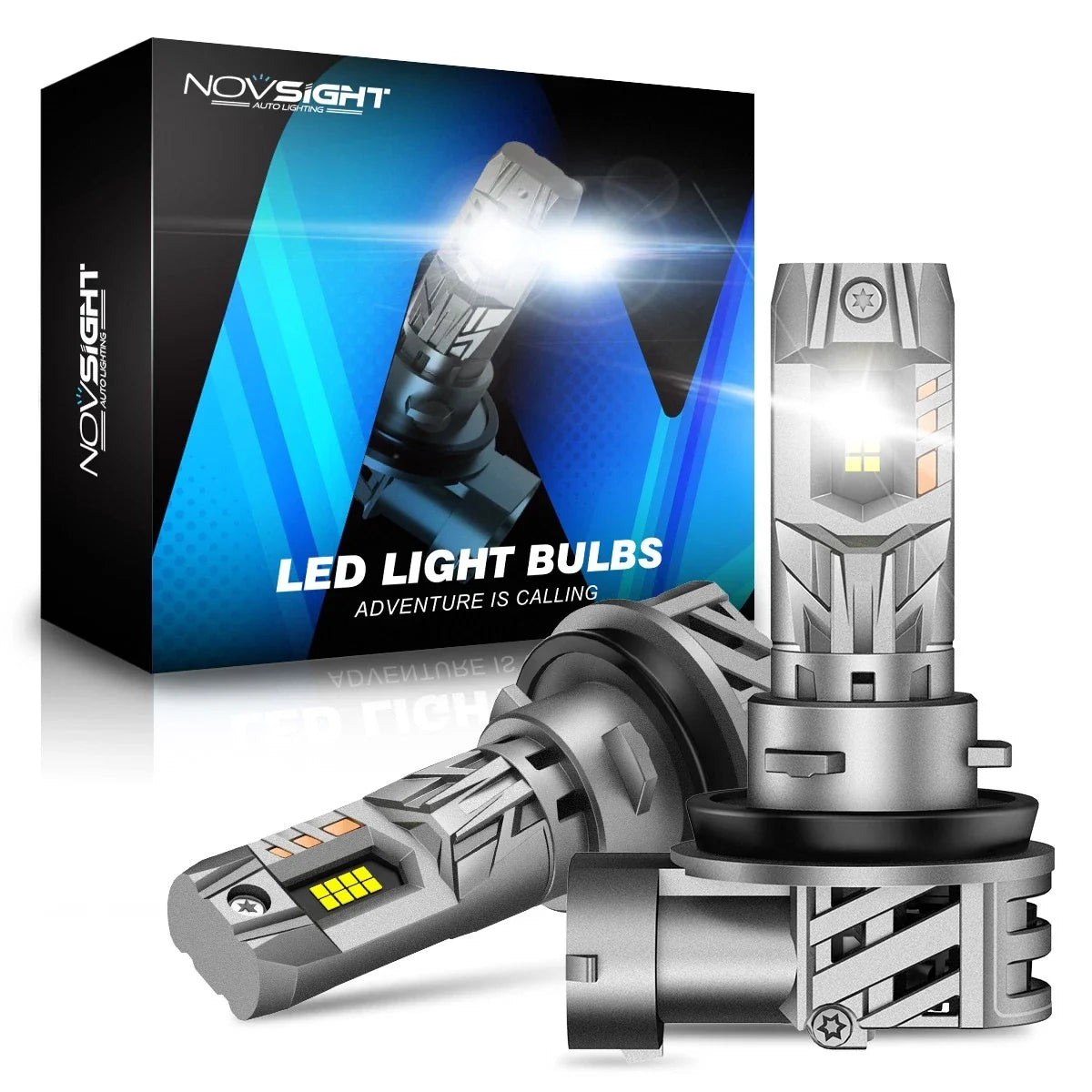 LED Headlight Bulbs Kit - 2X, 90W, 20000LM, 6500K for NOVSIGHT