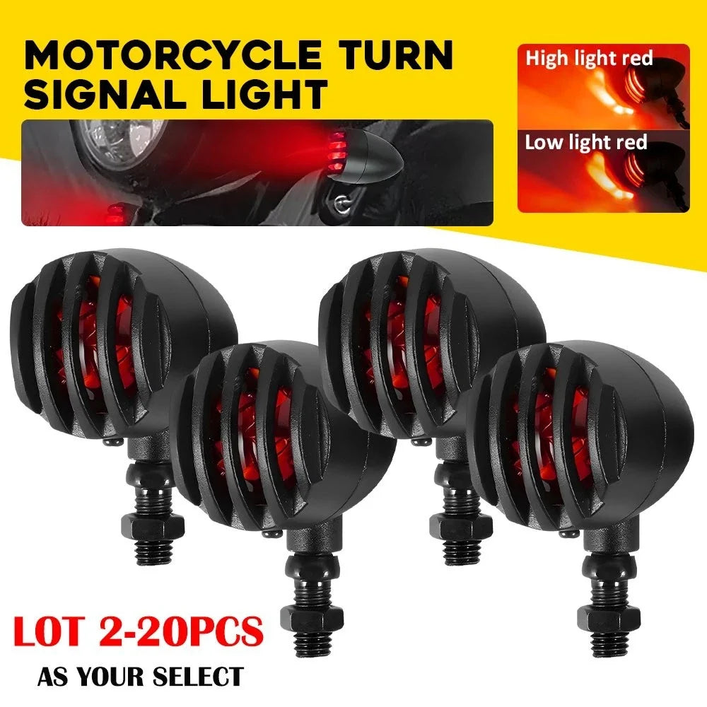 2X Halogen Turn Signal Light Blinker for Universal Motorcycle (All Years)