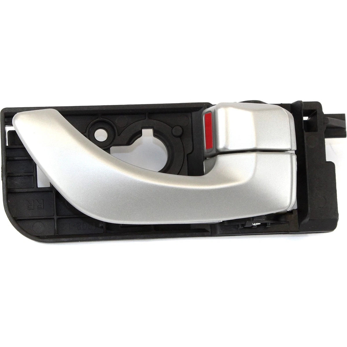 Interior Door Handle for Hyundai Sonata (2006–2007) Rear Passenger Silver Plastic