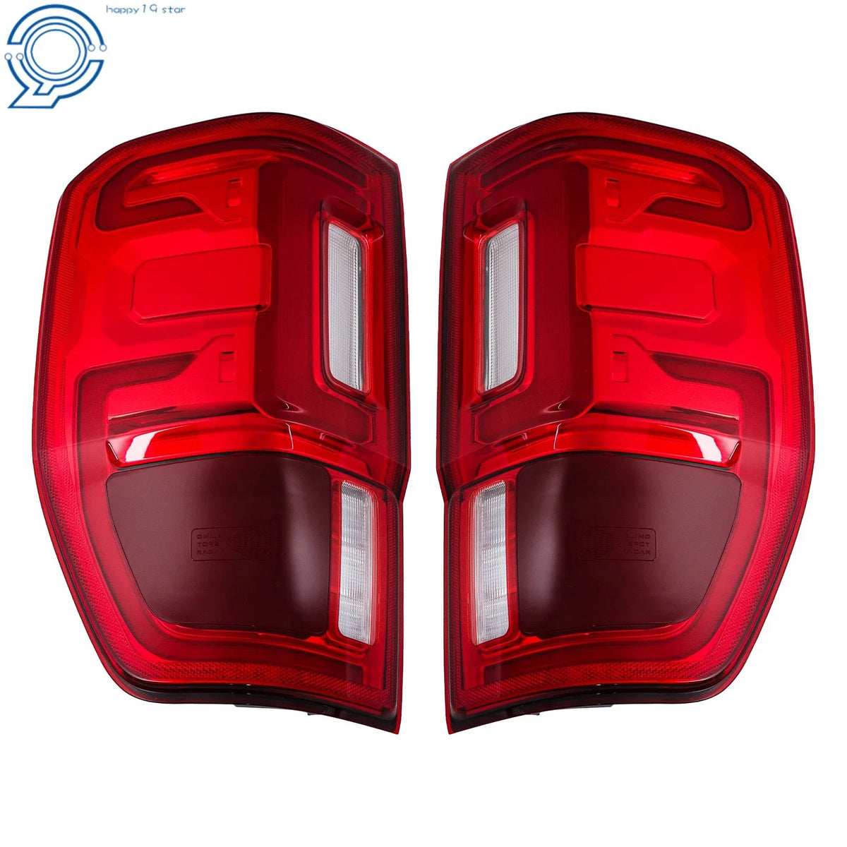 LED Tail Light Set for Ford Ranger 2019–2023 w/Blind Spot Left and Right
