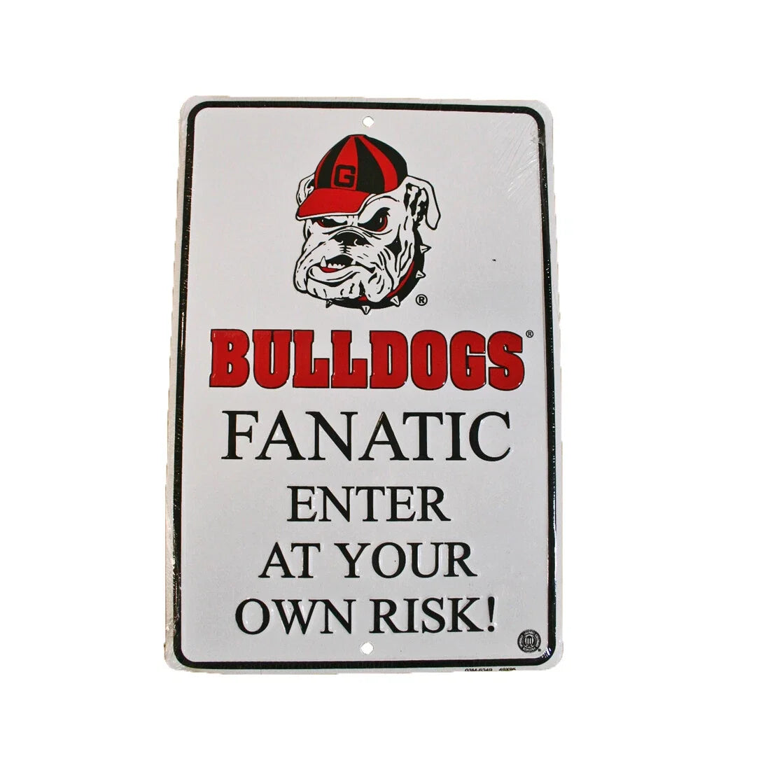Georgia Bulldogs Fanatic Sign 8" x 12"