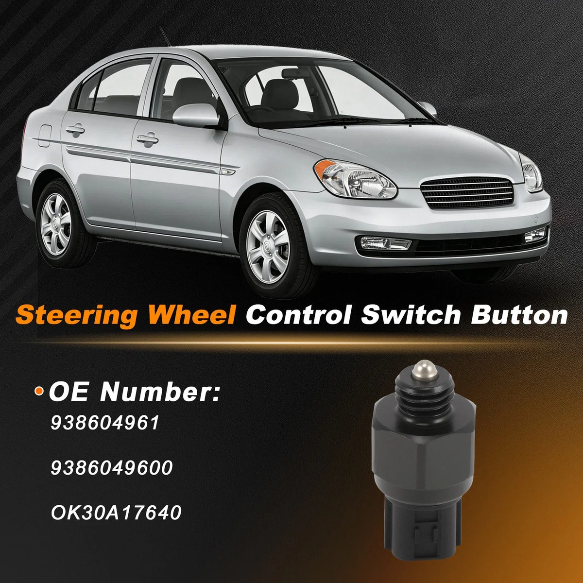 Backup Light Switch for Hyundai Accent (2011–2019) 2 Pin 938604961