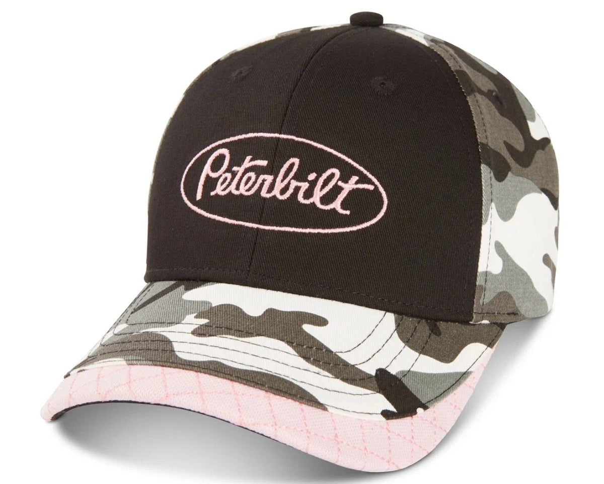 Trucker Hat Adjustable in Pink Camo for Peterbilt