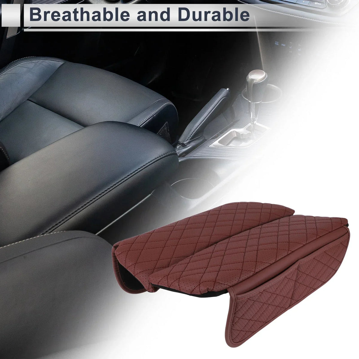 Storage Bag Cover for Center Console Red - BMW 5 Series 2018-2023 - 1 Pair