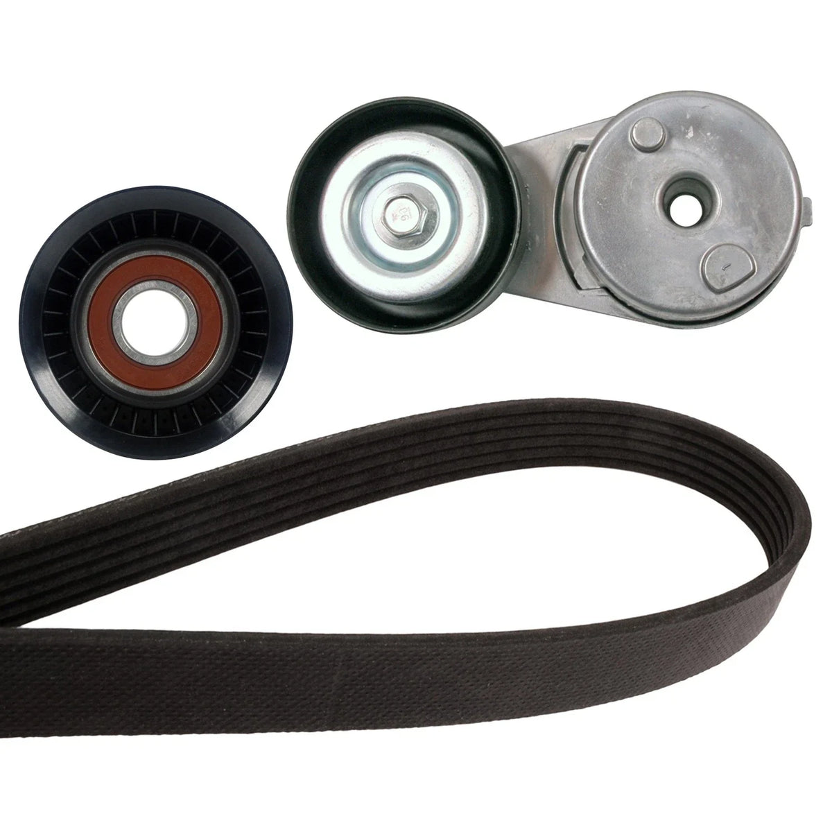 Drive Belt Idler Pulley Tensioner Kit for Express 3500, Savana 3500 (2003–2007)